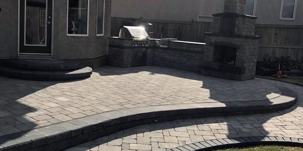 backyard stonework